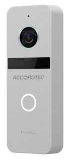 Вызывная панель AccordTec AT-VD 308 H (серебро) 4-x проводная цветная вандалоустойчивая, встроенная видеокамера 800ТВЛ и инфракрасная подсветка