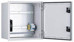 Шкаф NSGate NSP-4040 P404H0F0 400x400x200 комплект [1] с вентилятором, без нагревателя и оптического