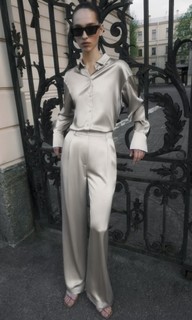 Брюки из шелка Mulberry 12 STOREEZ