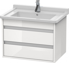 Тумба белый глянец 65 см Duravit Ketho KT664302222