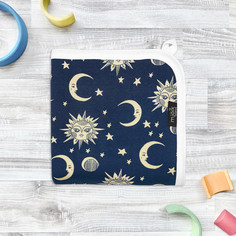 Пледы Плед Mjolk Двусторонний Солнце и Луна 80х80
