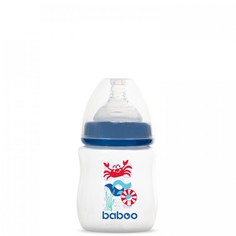 Бутылочки Бутылочка Baboo Marine с силиконовой соской 0+ мес 150 мл