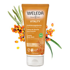 Косметика для мамы Weleda Облепиховый тонизирующий гель для душа 200 мл