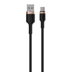 Кабель OLMIO RAPID, USB 2.0 - Type-C, 1.2м, 3A, черный