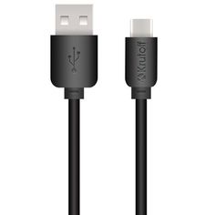 Кабель USB Type-C Krutoff Classic (1m) черный (пакет)