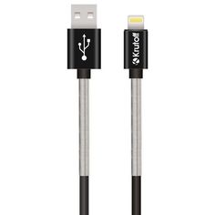 Кабель USB Lightning Krutoff S (1m) черный (пакет)