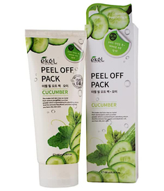 EKEL Маска-пленка с экстрактом огурца Peel off pack Cucumber, 180мл