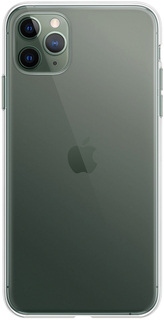moonfish Чехол для iPhone 11 Pro Max, силикон, прозрачный