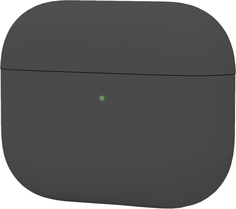 moonfish Чехол для AirPods Pro, силикон, темно-серый