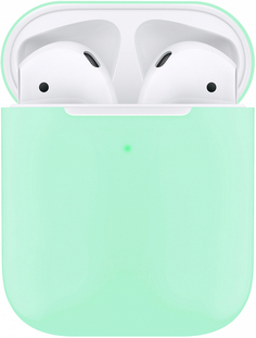 moonfish Чехол для футляра AirPods, силиконовый, бирюзовый