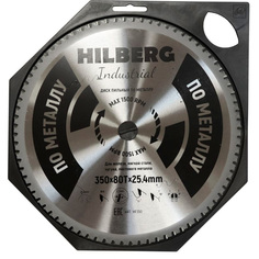 Диск пильный по металлу Hilberg Industrial 350x25.4мм 80Т (HF350)