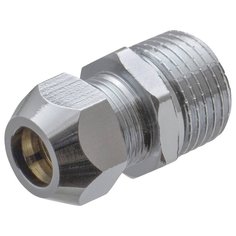 Бочонок 3/8"х1/2", латунь, с цангой, индивидуальная упаковка, MasterProf, ИС.070475