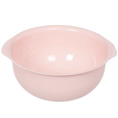 Салатник пластик, круглый, 3 л, Классик, Альтернатива, М7670, розовый Alternativa