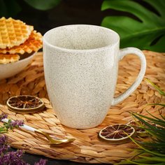 Кружка керамика, 350 мл, Дюна, Daniks, A5851SH0479, бежевая