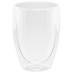 Стакан 300 мл, стекло, Wilmax, Thermo, двойные стенки, WL-888733 / A