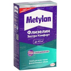 Клей для флизелиновых обоев, Metylan, Флизелин Экстра Комфорт, 300 г, 2719339