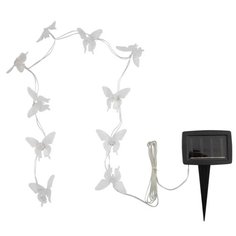Фонарь садовый Lamper, Каскад Полет бабочки, на солнечной батарее, LED3м выносная солнеч. панель/аккум, холодное белое свечение
