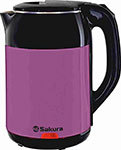 Чайник электрический Sakura SA-2168BV 1.8 черный/фиолетовый