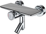 Смеситель для ванны Iddis Shelfy, с управлением Push Control (SHESBBTi02WA)