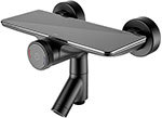 Смеситель для ванны Iddis Shelfy с управлением Push Control черный матовый (SHEBLBTi02WA)