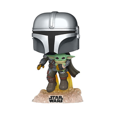 Игрушки Фигурка Funko POP! Mandalorian: Mando Flying