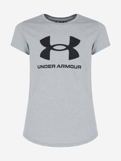 Футболка детская Under Armour Live Sportstyle Graphic Ss, Серый
