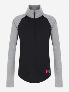 Лонгслив детский Under Armour Tech Graphic Half Zip, Черный