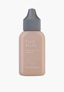 Тональное средство Seventeen Seventeen. длительного действия, т. 2 "TIME PLUS LONGLASTING MAKE UP" Светло-бежевый