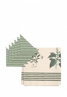 Набор кухонного текстиля Унисон (скатерть рогожка 145х220 см + 6 салфеток 32х32 см) Botanica