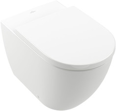 Приставной безободковый унитаз Villeroy & Boch Subway 3.0 4671T001