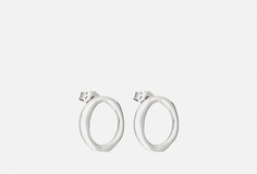 Серьги серебряные MOD