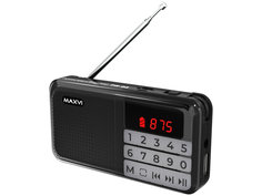 Радиоприемник Maxvi PR-02 Black