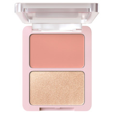 Blush & Highlighter Duo Face Palette Палетка для лица тон 02 Divage