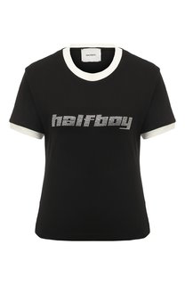 Хлопковая футболка Halfboy