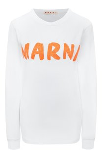 Хлопковый лонгслив Marni