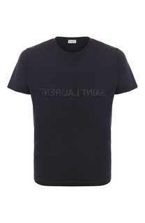 Хлопковая футболка Saint Laurent