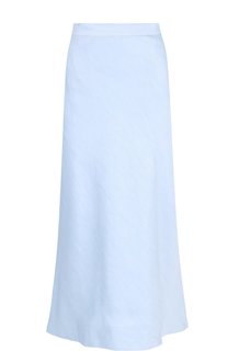 Однотонная хлопковая юбка-миди Tegin