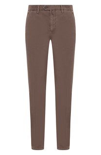 Брюки из смеси хлопка и шелка Kiton