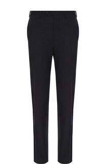 Шерстяные брюки прямого кроя Kiton