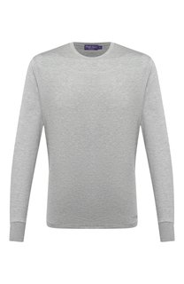 Лонгслив из шелка и хлопка Ralph Lauren
