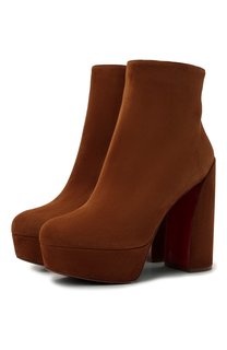 Замшевые ботильоны Movida Booty 130 Christian Louboutin