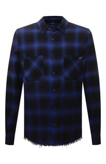 Рубашка из хлопка и вискозы Amiri