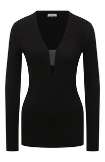 Хлопковый пуловер Brunello Cucinelli