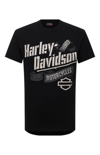 Хлопковая футболка Harley-Davidson