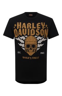 Хлопковая футболка Harley-Davidson