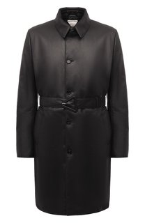 Кожаное пальто Bottega Veneta