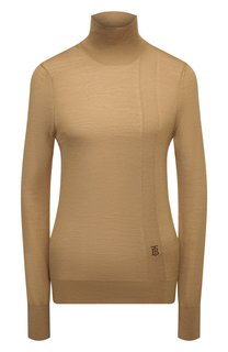 Водолазка из шерсти и шелка Burberry