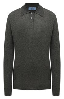 Кашемировый пуловер-поло Prada