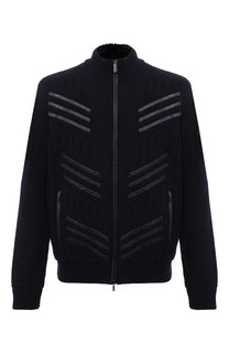 Кашемировый бомбер с меховой подкладкой Zilli