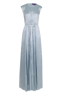 Платье-макси с круглым вырезом и драпировкой Ralph Lauren